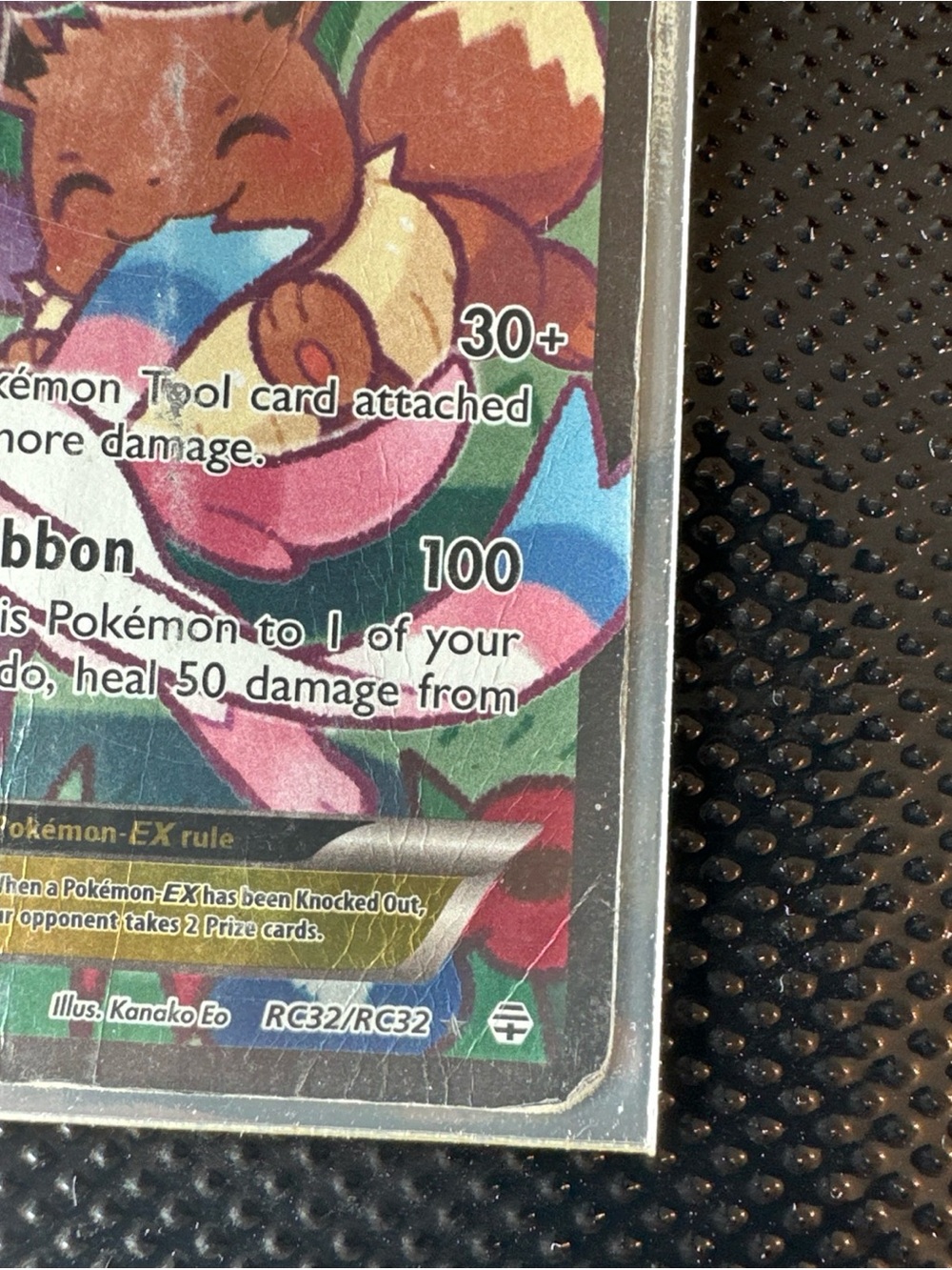 Pokemon Sylveon EX Pink Blue Green Full Art Card HP/DMG - Picture 3 of 12